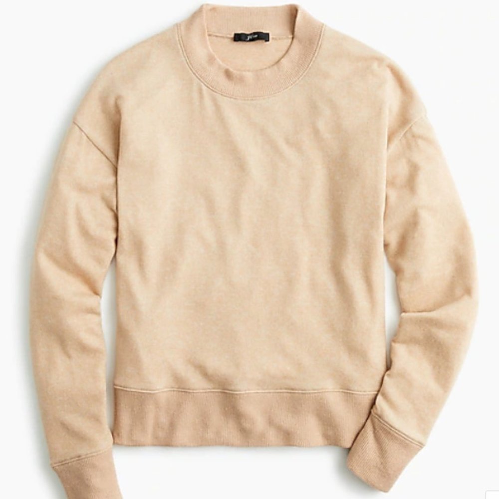 J Crew Supercozy Mockneck Pullover Sweater